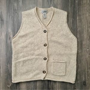L.L.Bean Wool Sweater Vest